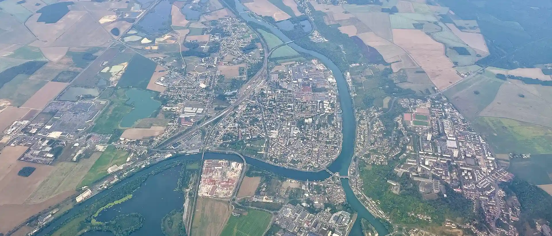 Vue de la commune, Montereau-Fault-Yonne